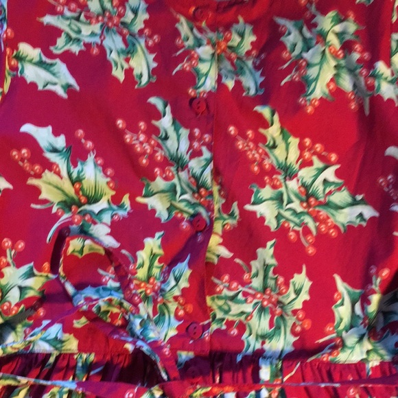 Vintage April Cornelloki Holly print party folk retro smocked prairie dr… - Picture 6 of 8